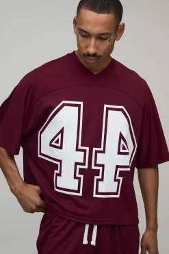 Ensemble Haut De Hockey Oversize Ample En Mesh Avec Manches Chauve-souris 44 Et Short
