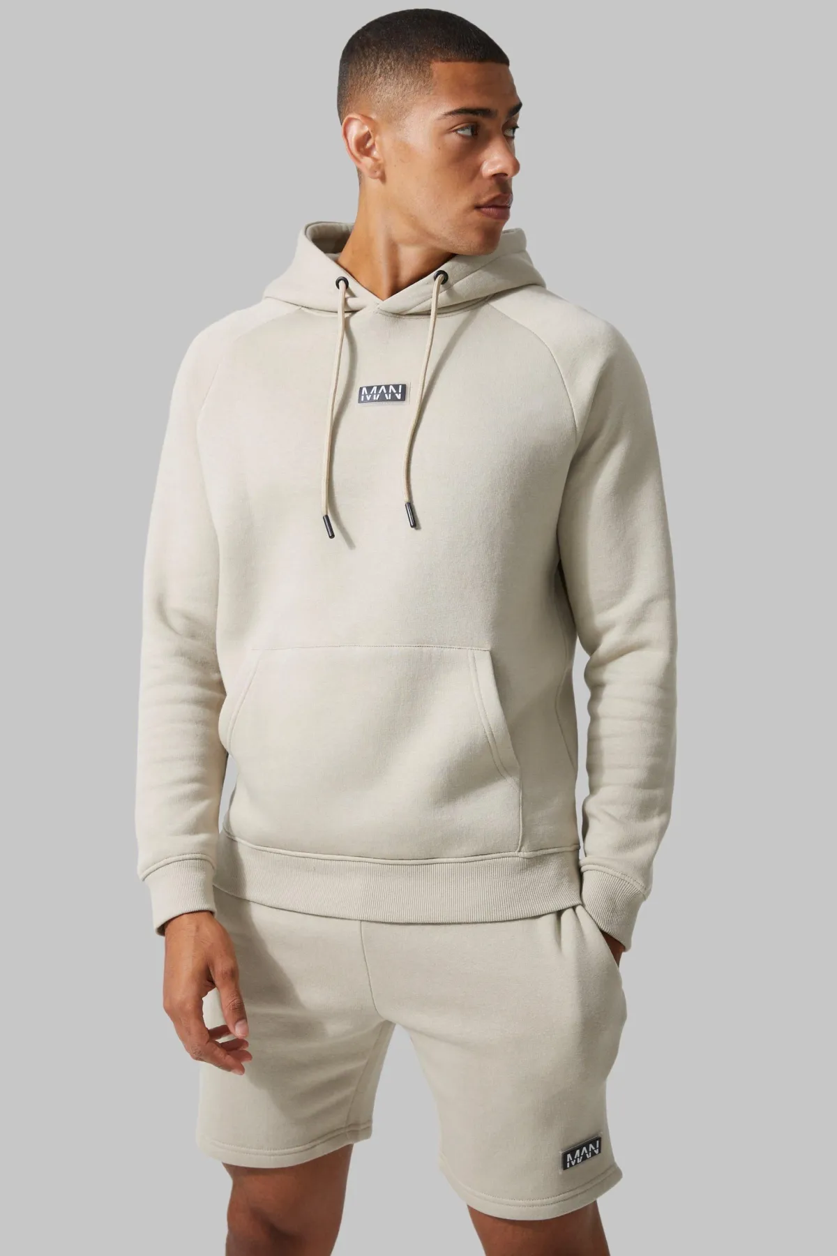 boohooMAN Ensemble Hoodie et Short d'Entraînement pour Homme Actif<Femme Tout Afficher|Tout Afficher Activewear