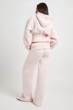 boohoo Ensemble Jogging À Pois Contrastants Avec Ourlet Profond Et Ceinture Repliée<Femme Survêtements|Survêtements