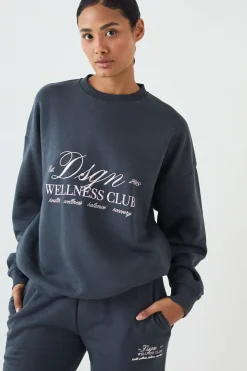 DSGN Studio Ensemble Jogging Sweat Oversize Wellness Club<Femme Survêtements|Survêtements