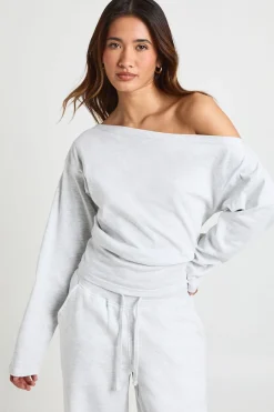 boohoo Ensemble Jogging Taille Cintrée Épaules Dénudées Jambes Droites<Femme Survêtements|Survêtements