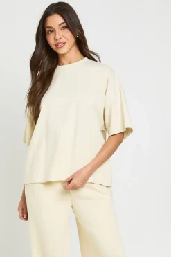 Ensemble Jogging T-shirt Oversize Et Pantalon Droit