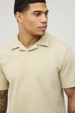 Ensemble Polo À Manches Courtes En Jersey Chevrons Et Pantalon Fuselé
