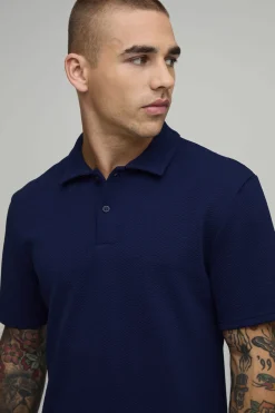 Ensemble Polo Slim À Chevrons En Jersey Manches Courtes Et Short