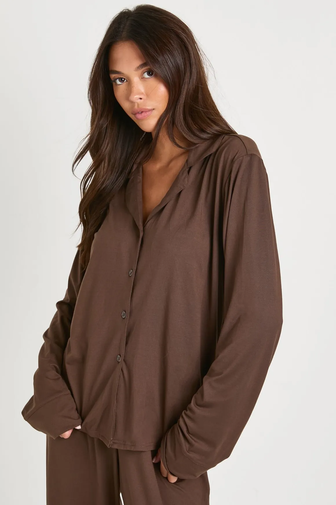 Ensemble Pyjama Chemise Boutonnée Et Pantalon Toucher Doux