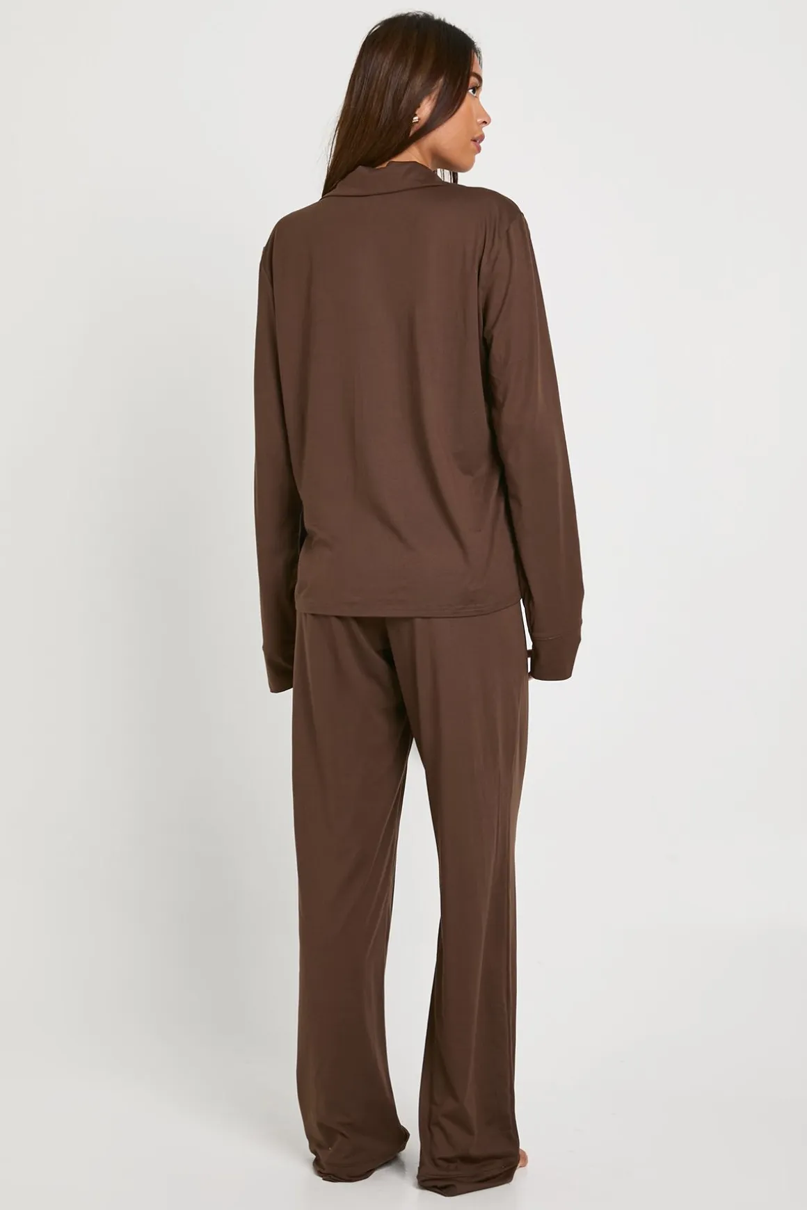 Ensemble Pyjama Chemise Boutonnée Et Pantalon Toucher Doux