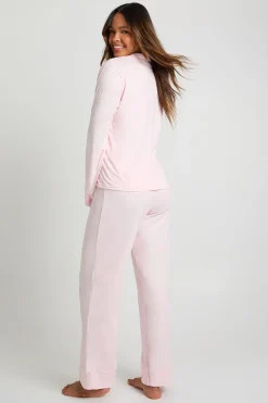 Ensemble Pyjama Chemise Boutonnée Et Pantalon Toucher Doux