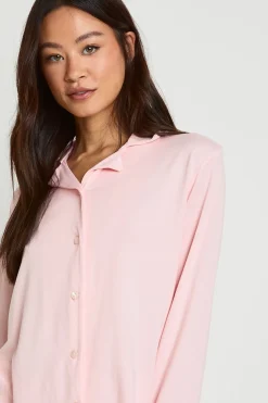 Ensemble pyjama : chemise à manches longues pour personnes de grande taille et pantalon