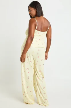 boohoo Ensemble Pyjama Grande Taille À Rayures Manches Courtes Et Short<Femme Pyjamas