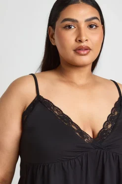 boohoo Ensemble Pyjama Grande Taille Haut Babydoll Et Pantalon<Femme Pyjamas
