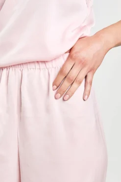 Ensemble Pyjama Petite Cami Et Pantalon Avec Bordure En Dentelle Cils