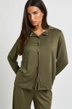 Ensemble pyjama Petite, chemise à manches longues et pantalon