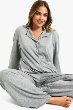Ensemble Pyjama Petite Chemise À Manches Longues Et Pantalon