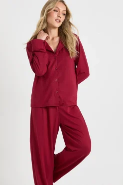 Ensemble Pyjama Petite Taille Chemise Boutonnée Et Pantalon Toucher Doux