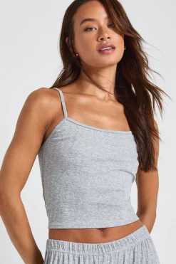 boohoo Ensemble Pyjama Tall Débardeur Pointelle Et Pantalon Large<Femme Pyjamas