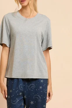 Ensemble Pyjama T-shirt Imprimé Et Pantalon