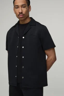 Ensemble Scuba Chemise Coupe Régulière et Pantalon Décontracté