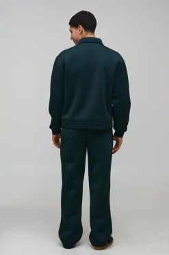 boohooMAN Ensemble Scuba Veste Harrington Coupe Régulière et Pantalon Décontracté<Homme Ensembles