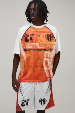 Ensemble Short Airtex Oversize Afterlight