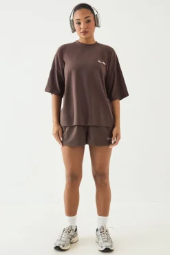 Ensemble Short Et T-shirt Henley Ultra-doux Dsgn Studio