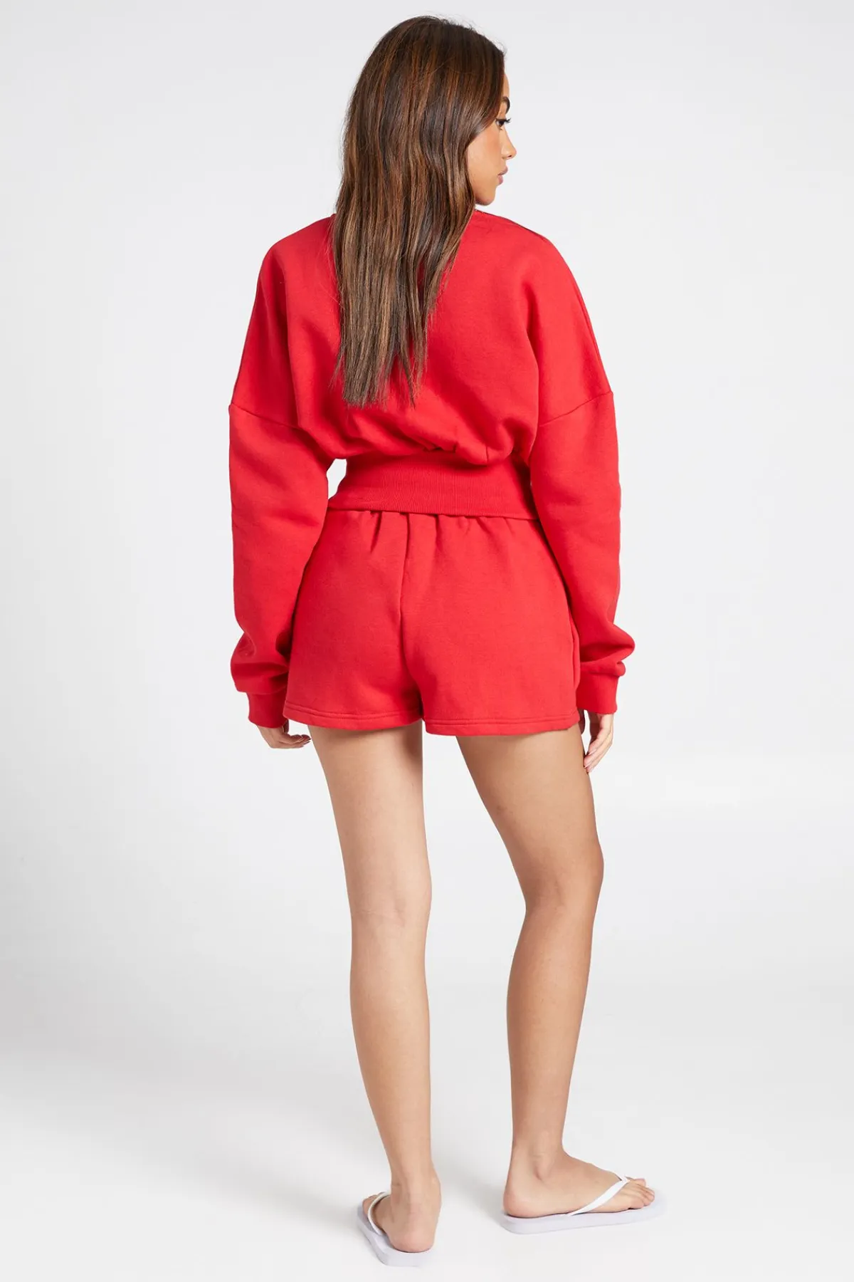 boohoo Ensemble Survêtement Bomber Court À Fermeture Éclair Avec Ourlet Profond<Femme Survêtements|Survêtements
