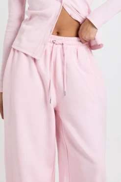 boohoo Ensemble Survêtement Côtelé Haut Manches Longues Boutonné<Femme Survêtements|Survêtements