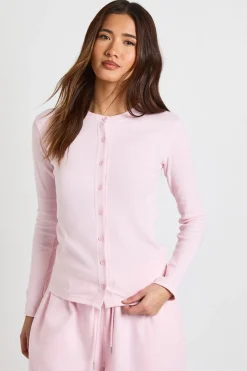 boohoo Ensemble Survêtement Côtelé Haut Manches Longues Boutonné<Femme Survêtements|Survêtements