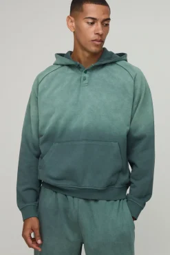 boohooMAN Ensemble Survêtement Gaufré Oversize À Casynthétiqueche Spray Avec Doublure Gaufrée Et Pantalon Large<Homme Survêtements
