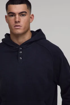 Ensemble Survêtement Gaufré Oversize : Hoodie Boxy Effet Spray Avec Doublure Gaufrée & Pantalon Large