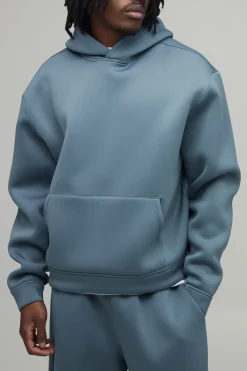 Ensemble Survêtement Grande Taille Sweat À Casynthétiqueche Oversize Boxy En Scuba Collé Et Jogger Oversize