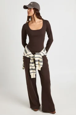 Ensemble Survêtement Haut Manches Longues Col Rond Et Pantalon Jogger Droit