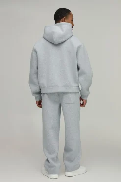 Ensemble Survêtement Hoodie Scuba Oversize Ample À Enfiler Et Pantalon Jambe Droite