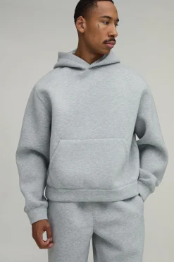 Ensemble Survêtement Hoodie Scuba Oversize Ample À Enfiler Et Pantalon Jambe Droite