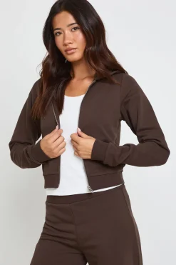 Ensemble Survêtement Loopback Coupe Ajustée Sweat À Casynthétiqueche Zippé Et Jogging Droit