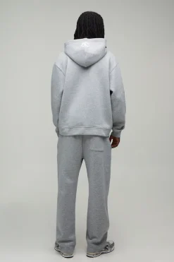 Ensemble Survêtement Oversize À Casynthétiqueche Zippée Étoile M Et Pantalon Droit