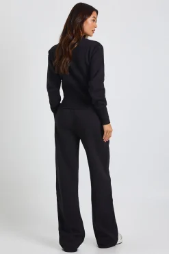 Ensemble Survêtement Sweat Bomber À Ourlet Profond Et Pressions Coupe Tall
