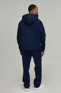 Ensemble Survêtement Sweat À Casynthétiqueche Scuba Coupe Regular Et Pantalon Jambe Slim