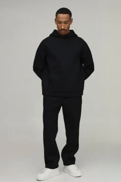 Ensemble Survêtement Sweat À Casynthétiqueche Scuba Coupe Regular Et Pantalon Slim