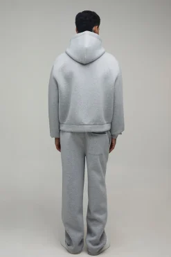 boohooMAN Ensemble Survêtement Tall Hoodie Scuba Oversize Boxy À Enfiler Et Pantalon Droit<Homme Tout Afficher|Survêtements