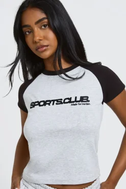 Ensemble Survêtement T-shirt Ajusté Sports Club