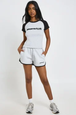 Ensemble Survêtement T-shirt Ajusté Sports Club