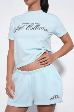 Ensemble Survêtement T-shirt Court Brodé Ath Collective