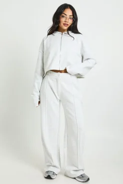 Ensemble Survêtement Veste Bomber Courte et Jogging Ajusté