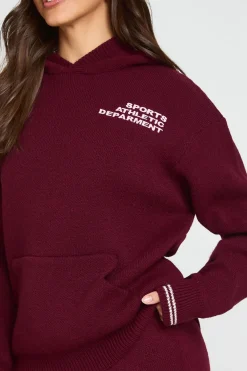boohoo Ensemble Sweat À Casynthétiqueche Et Pantalon Oversize En Maille Club Département Athlétique Sports<Femme Pulls Et Gilets|Toutes Les Mailles