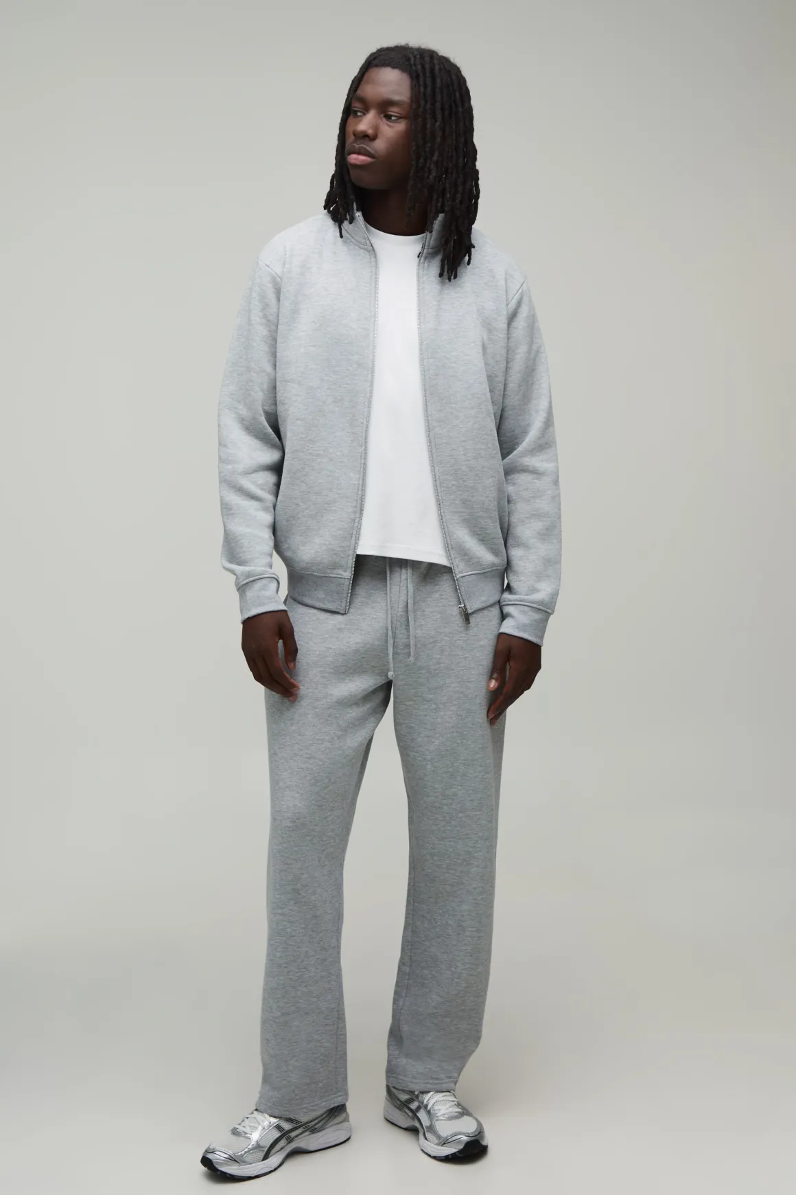 Ensemble Sweat À Col Entonnoir Zippé Et Jogging Jambe Droite Coupe Regular