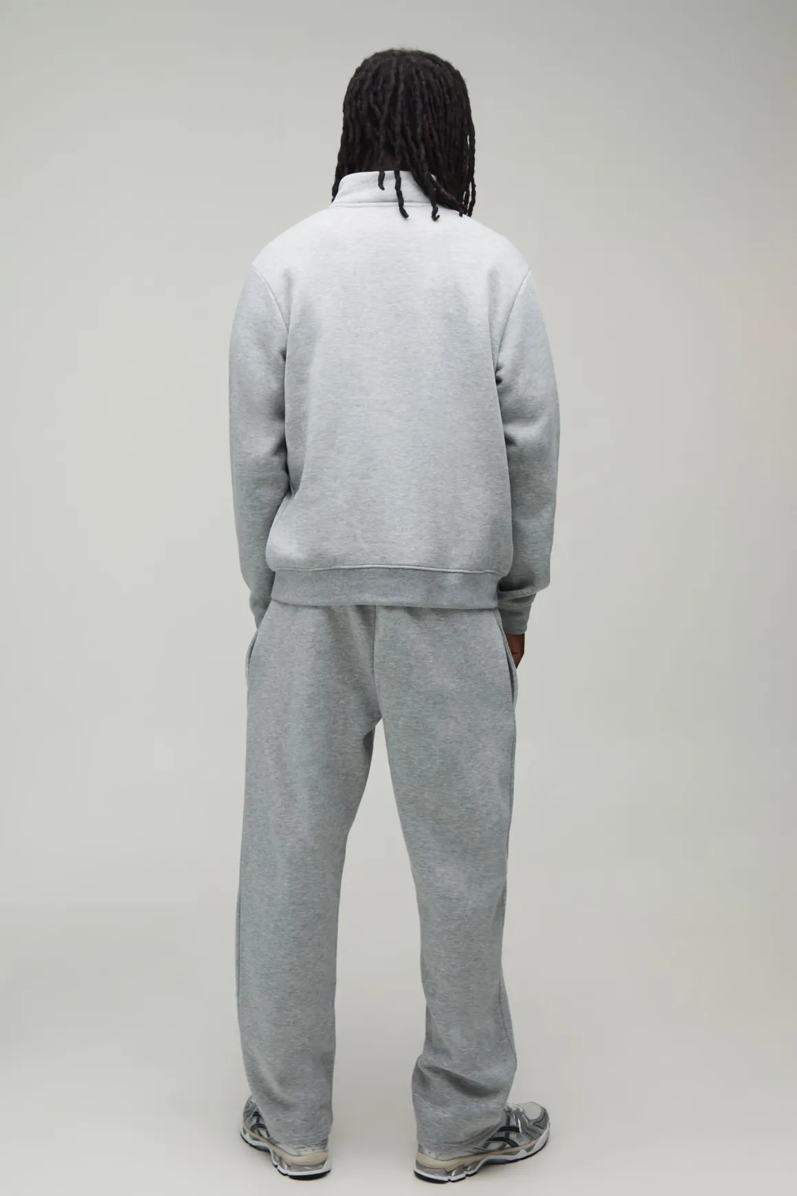 Ensemble Sweat À Col Entonnoir Zippé Et Jogging Jambe Droite Coupe Regular