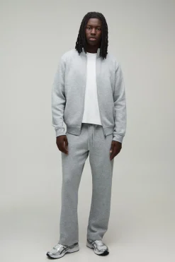 Ensemble Sweat À Col Entonnoir Zippé Et Jogging Jambe Droite Coupe Regular
