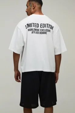 Ensemble T-shirt Ample Oversize Édition Limitée & Short En Mesh