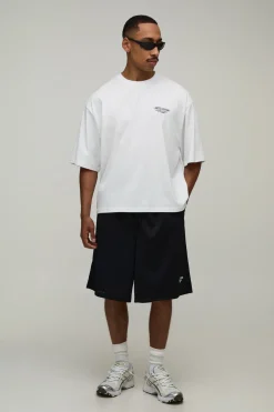 Ensemble T-shirt Ample Oversize Édition Limitée & Short En Mesh