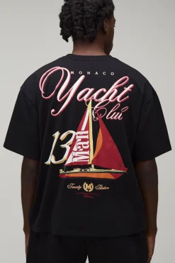 Ensemble T-shirt Ample Yacht Club Oversize & Short Ample En Jersey